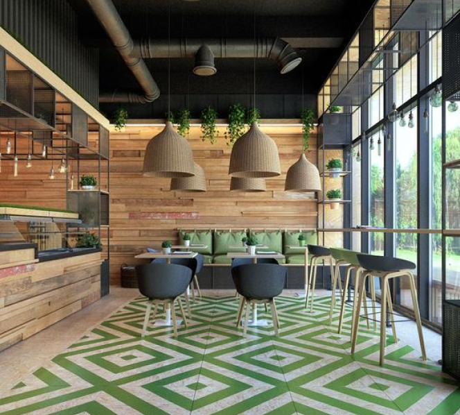 Blendberry Cafe Interior