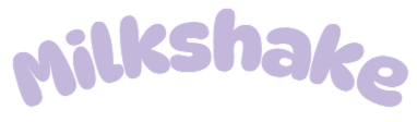 Milkshake Text Image