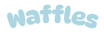 Waffle Text Image